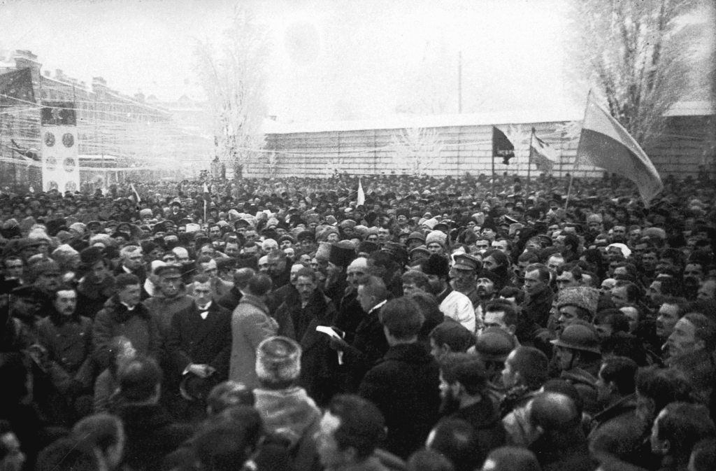 Проголошення Акту злуки УНР та ЗУНР 22 січня 1919 року на Софійсько му майдані в Києві