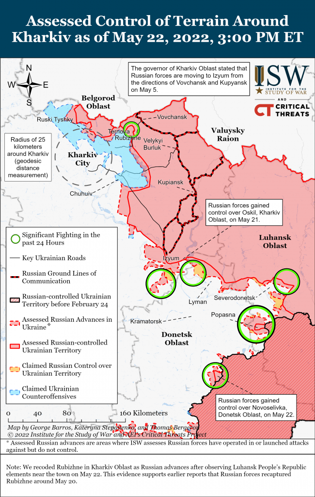 Kharkiv Battle Map Draft May 22,2022