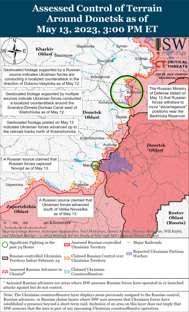 Donetsk Battle Map Draft May 13,2023